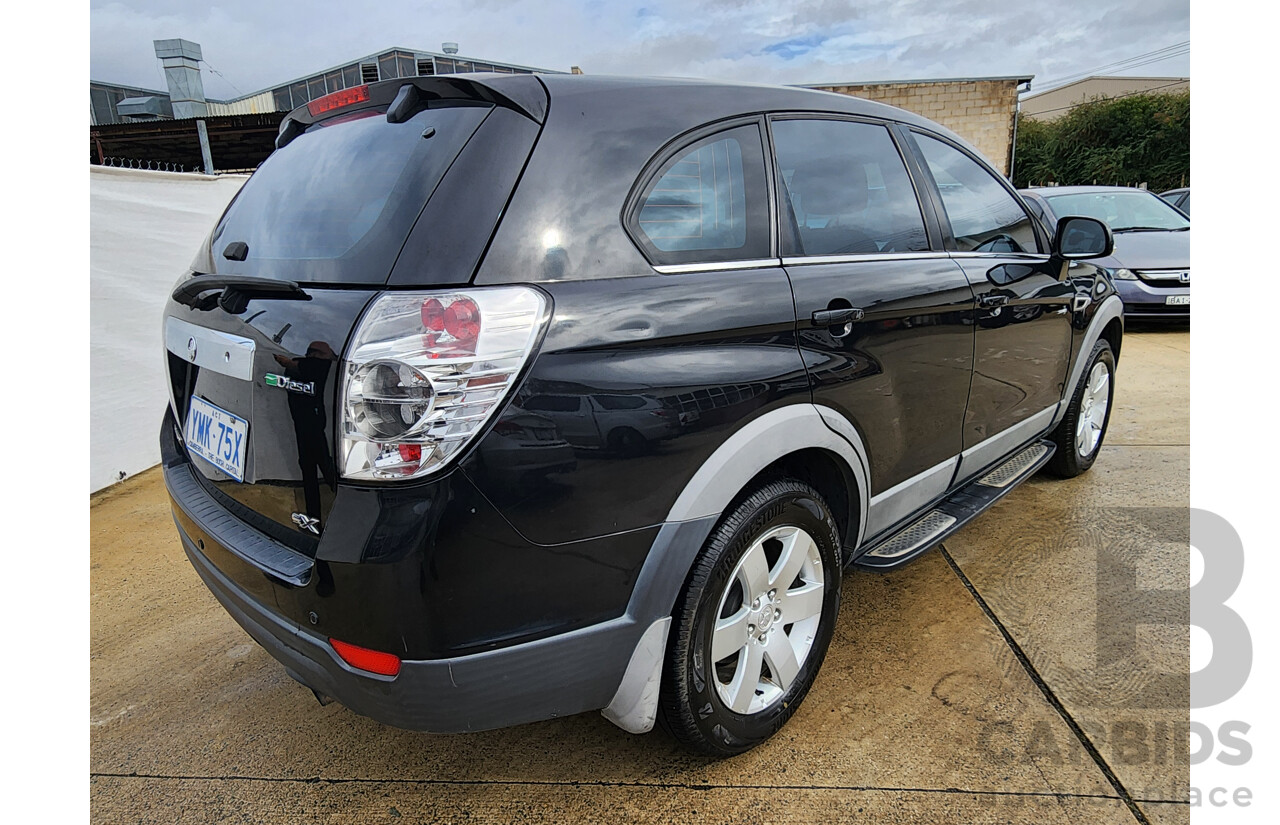 08/2012 Holden Captiva 7 SX (FWD) FWD CG SERIES II 4D Wagon Black 2.2L