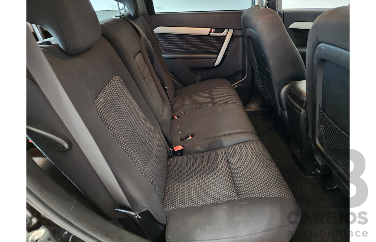 08/2012 Holden Captiva 7 SX (FWD) FWD CG SERIES II 4D Wagon Black 2.2L
