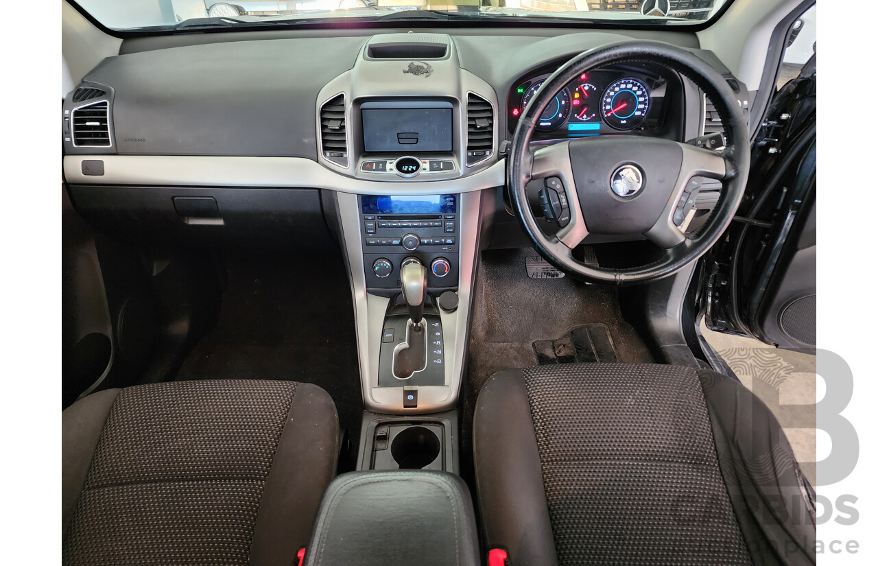 08/2012 Holden Captiva 7 SX (FWD) FWD CG SERIES II 4D Wagon Black 2.2L