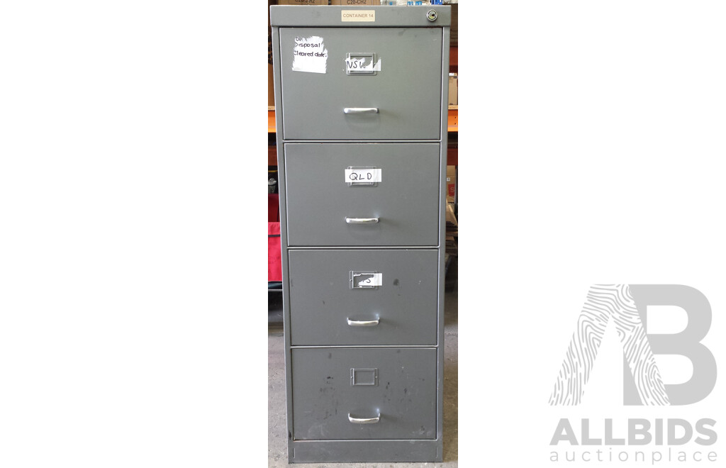 C Class Four Drawer Filing Cabinet