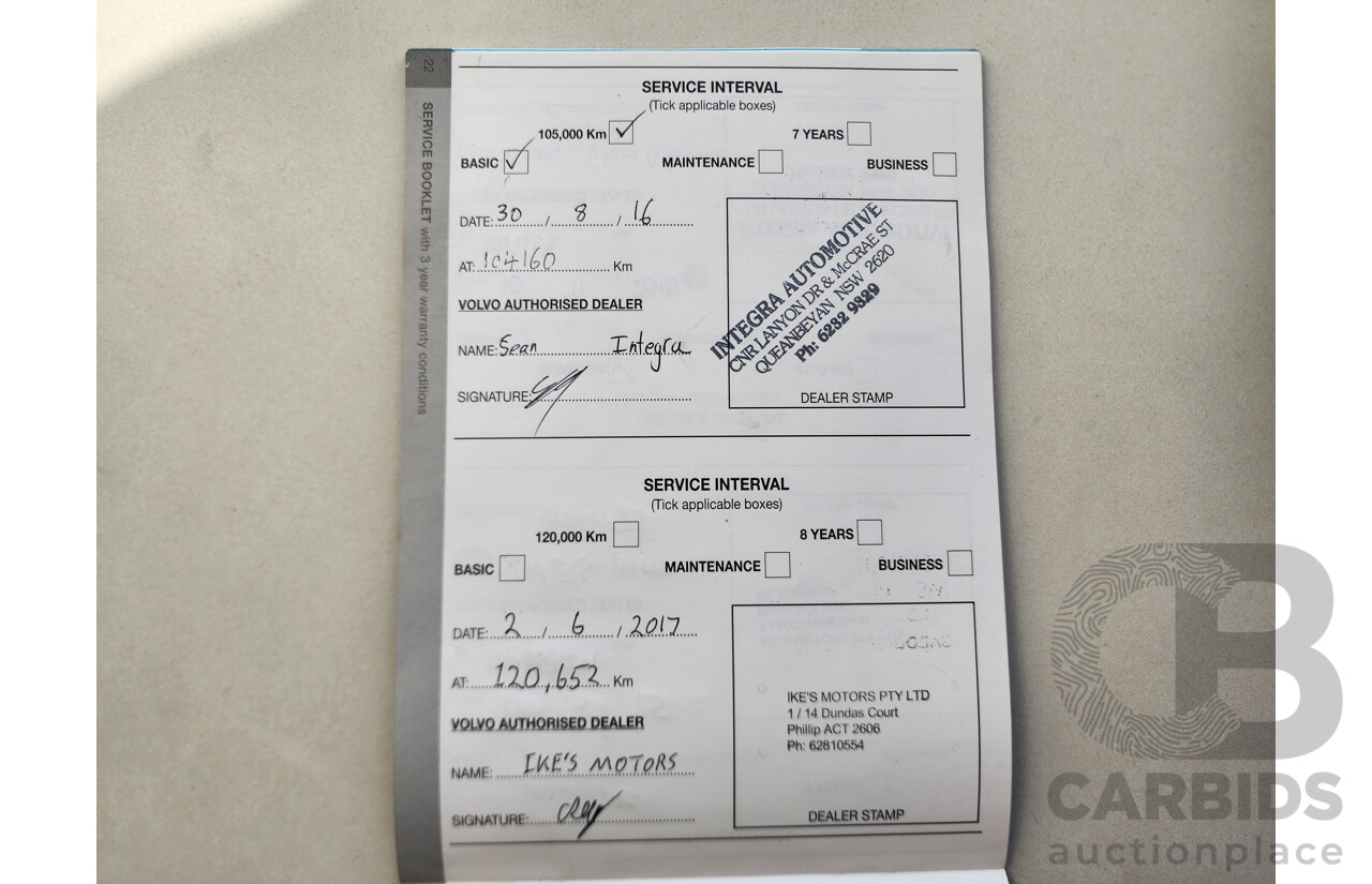 11/2011 Volvo Xc90 3.2 R-DESIGN AWD MY11 4D Wagon Black 3.2L