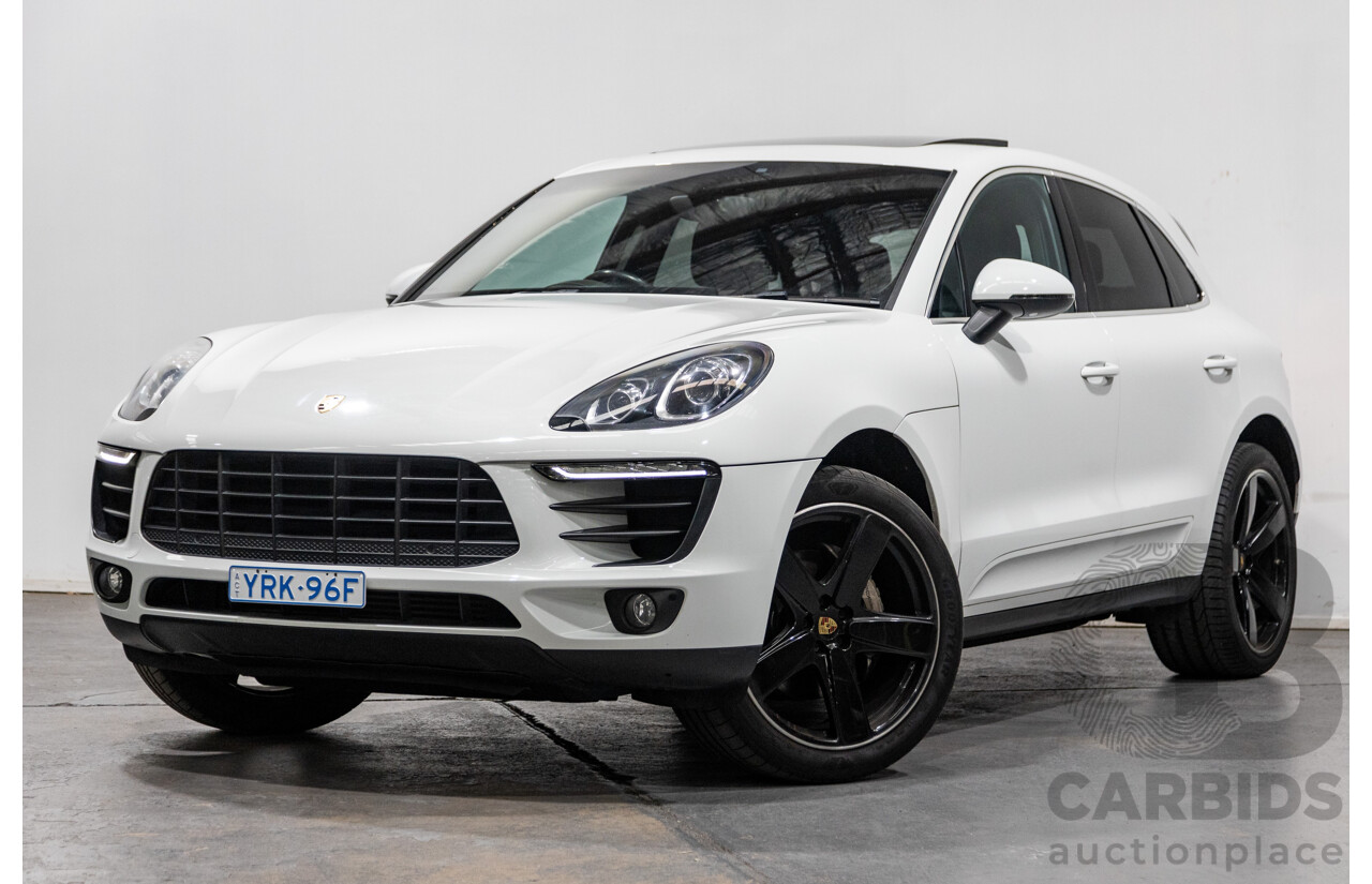 9/2015 Porsche Macan S Diesel (AWD) MY15 4d Wagon White Turbo Diesel V6 3.0L