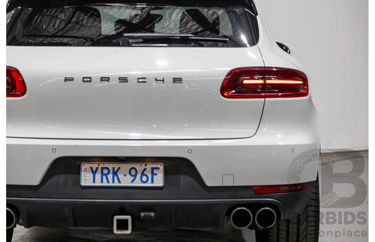 9/2015 Porsche Macan S Diesel (AWD) MY15 4d Wagon White Turbo Diesel V6 3.0L
