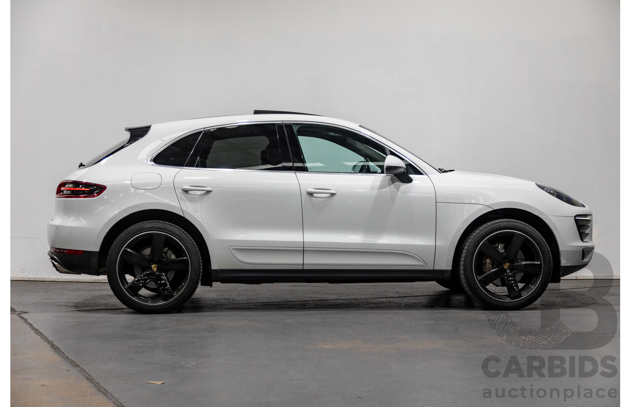 9/2015 Porsche Macan S Diesel (AWD) MY15 4d Wagon White Turbo Diesel V6 3.0L