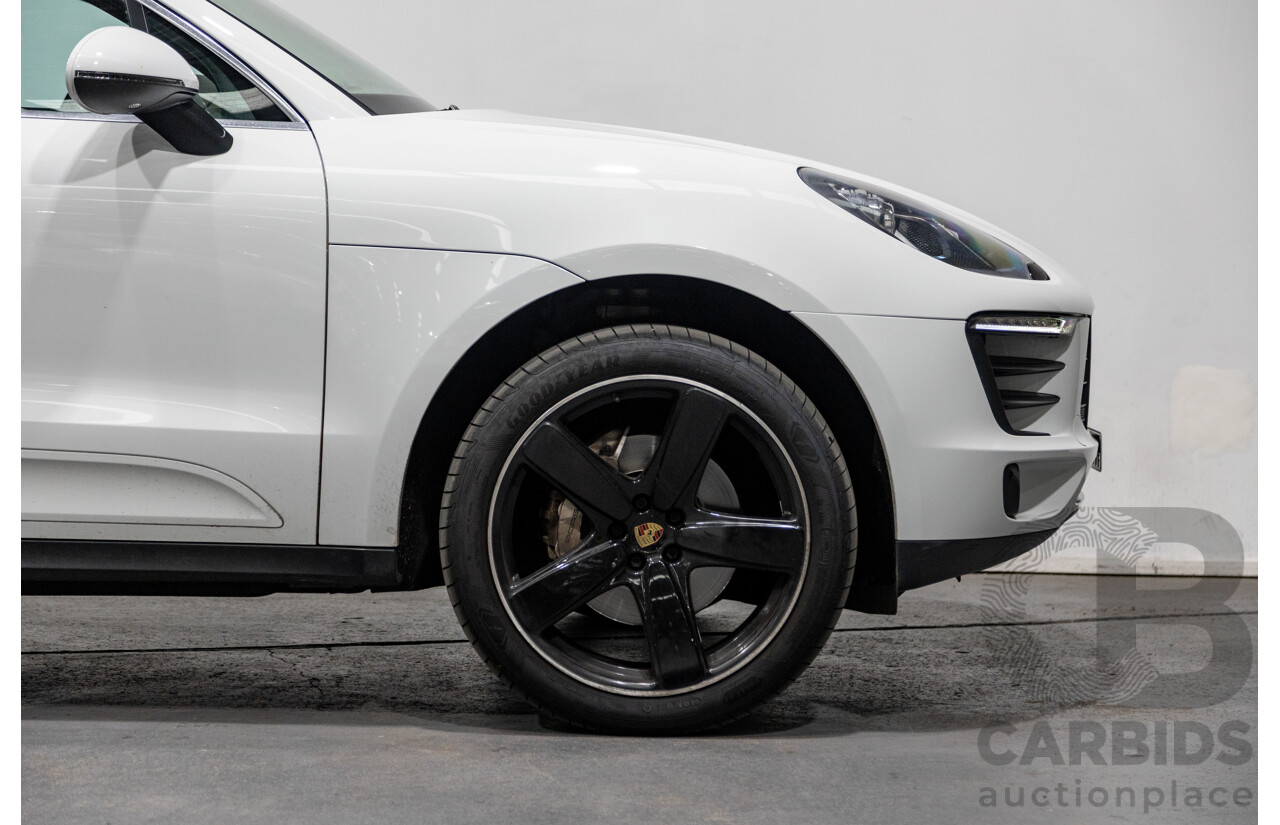 9/2015 Porsche Macan S Diesel (AWD) MY15 4d Wagon White Turbo Diesel V6 3.0L