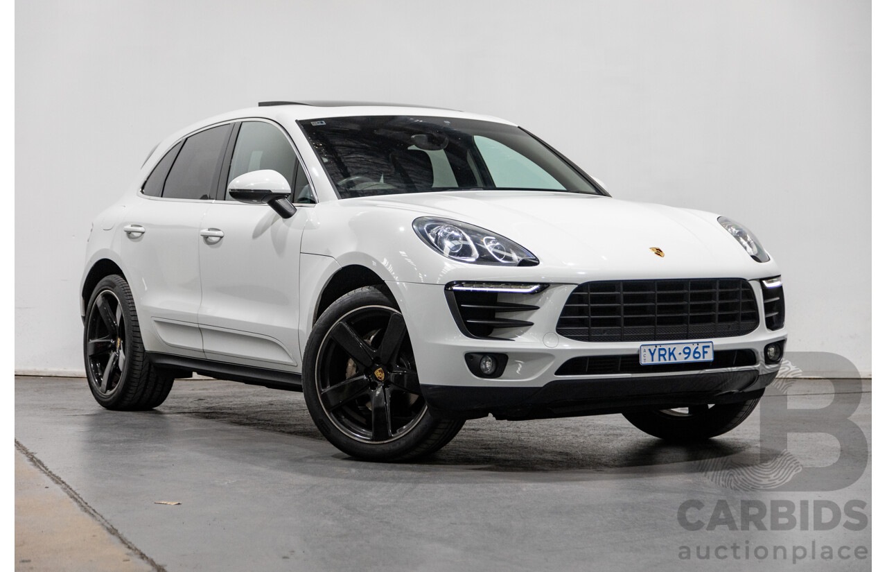 9/2015 Porsche Macan S Diesel (AWD) MY15 4d Wagon White Turbo Diesel V6 3.0L