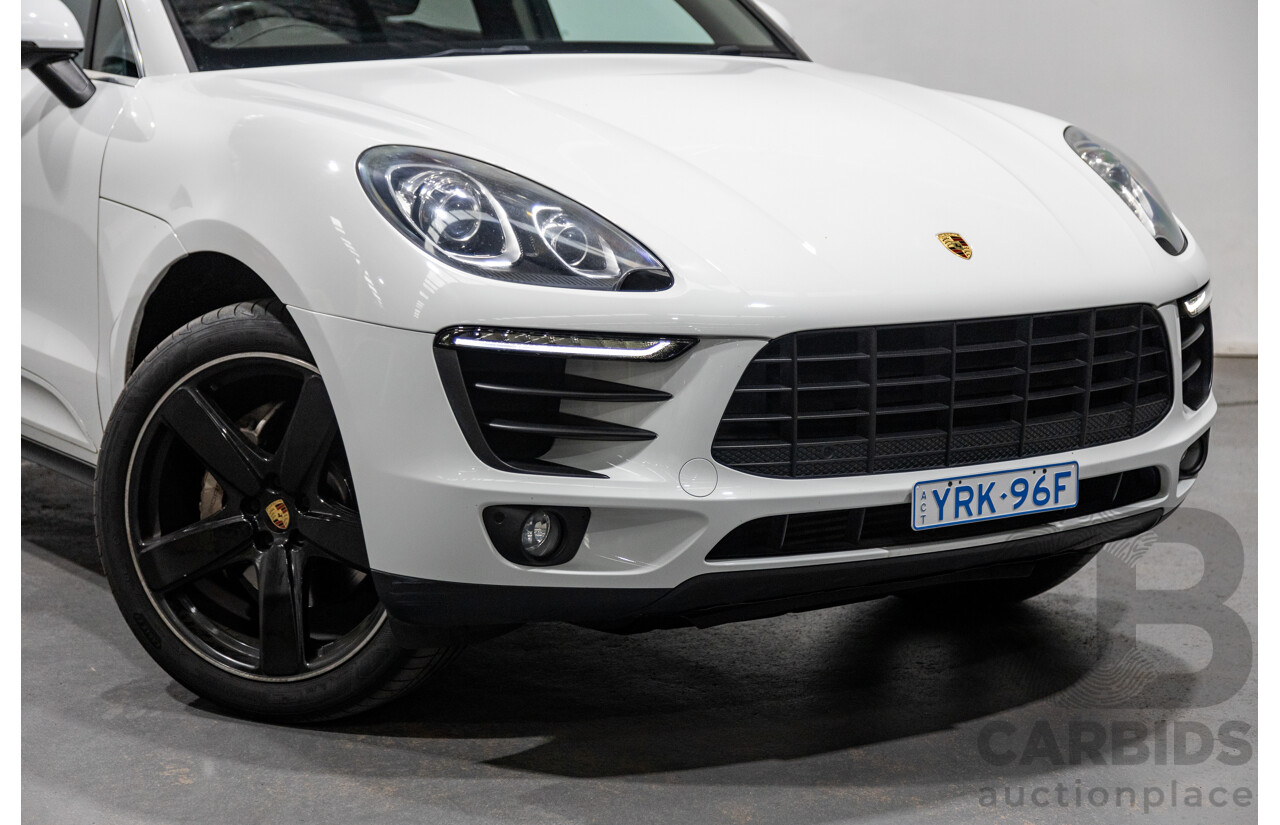 9/2015 Porsche Macan S Diesel (AWD) MY15 4d Wagon White Turbo Diesel V6 3.0L
