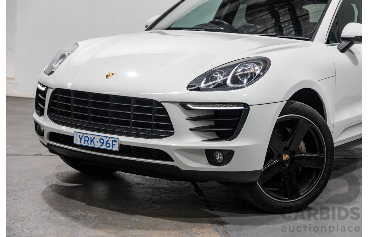 9/2015 Porsche Macan S Diesel (AWD) MY15 4d Wagon White Turbo Diesel V6 3.0L