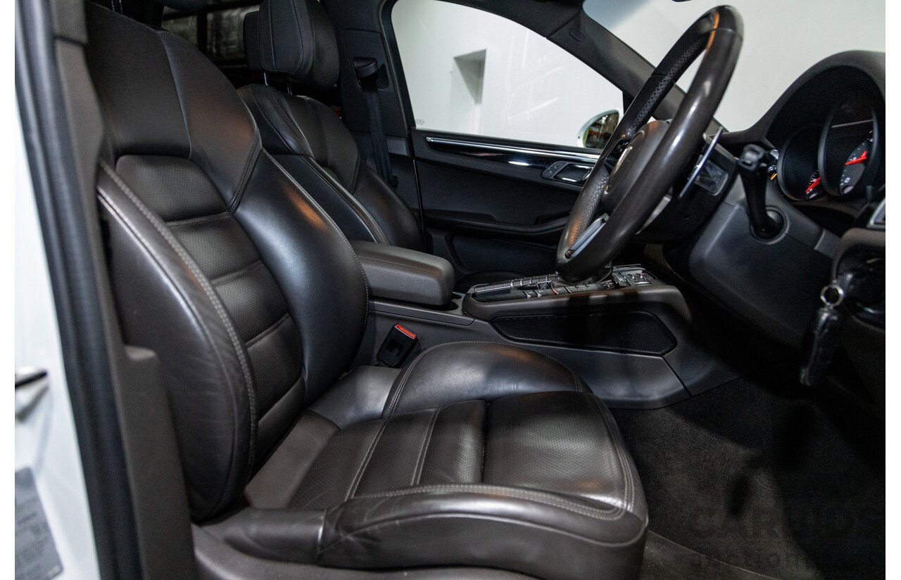 9/2015 Porsche Macan S Diesel (AWD) MY15 4d Wagon White Turbo Diesel V6 3.0L