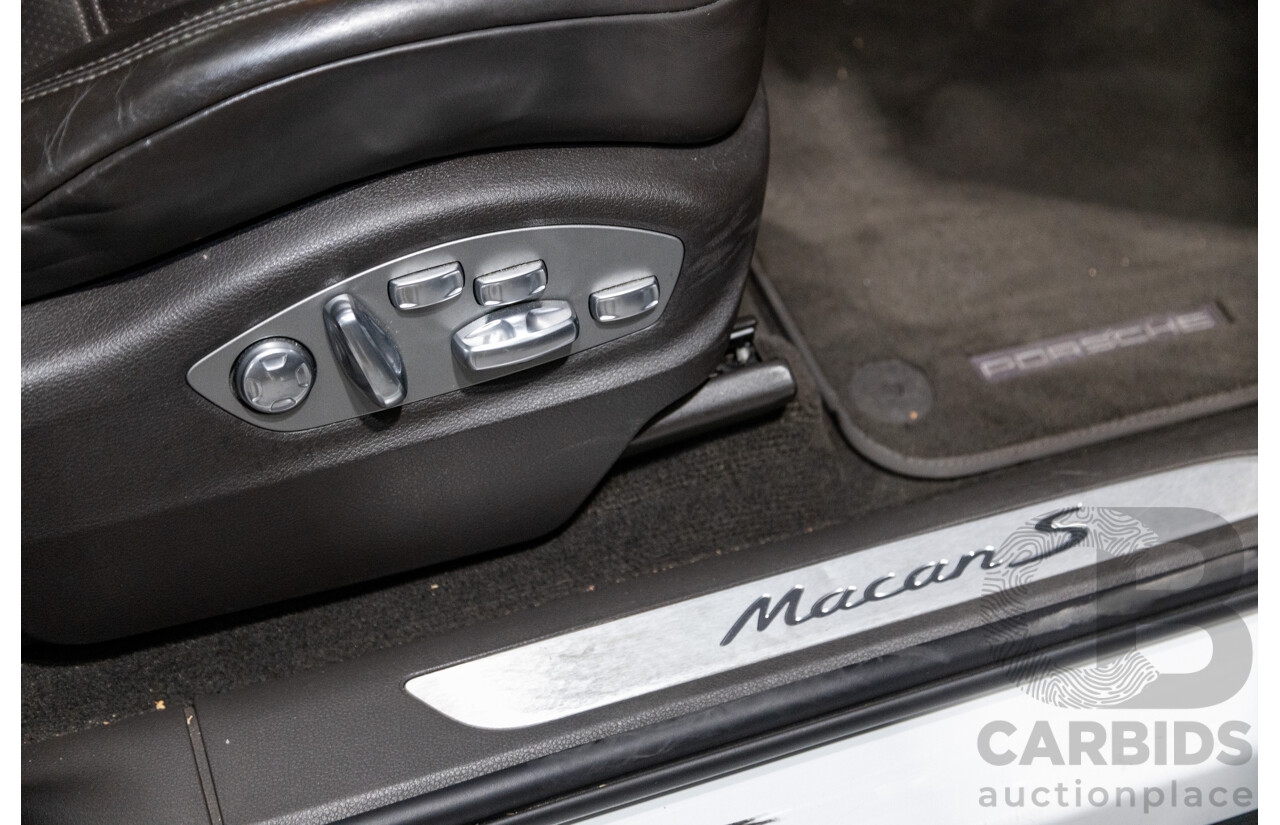 9/2015 Porsche Macan S Diesel (AWD) MY15 4d Wagon White Turbo Diesel V6 3.0L