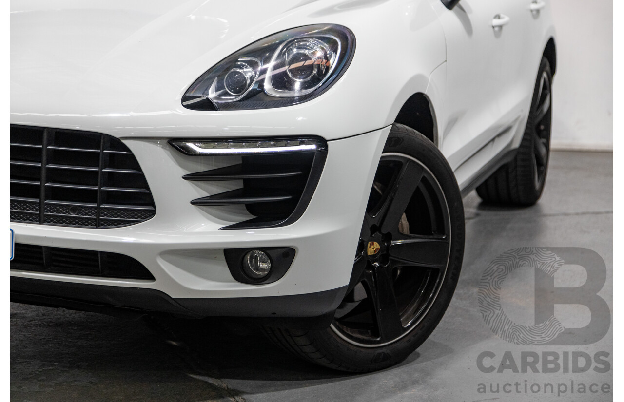 9/2015 Porsche Macan S Diesel (AWD) MY15 4d Wagon White Turbo Diesel V6 3.0L