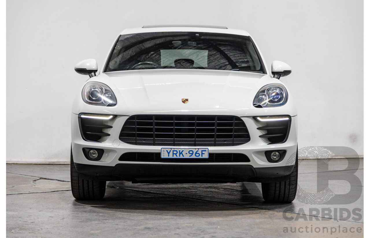 9/2015 Porsche Macan S Diesel (AWD) MY15 4d Wagon White Turbo Diesel V6 3.0L