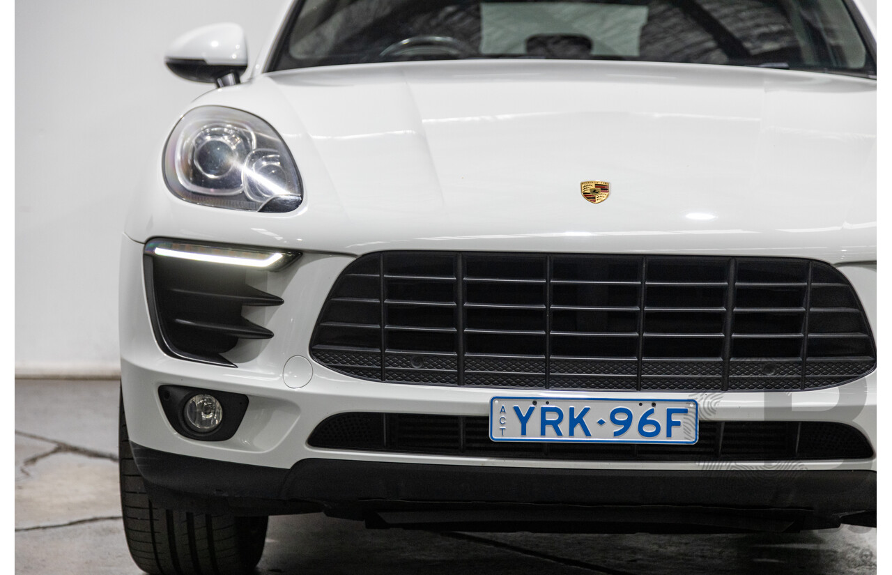 9/2015 Porsche Macan S Diesel (AWD) MY15 4d Wagon White Turbo Diesel V6 3.0L