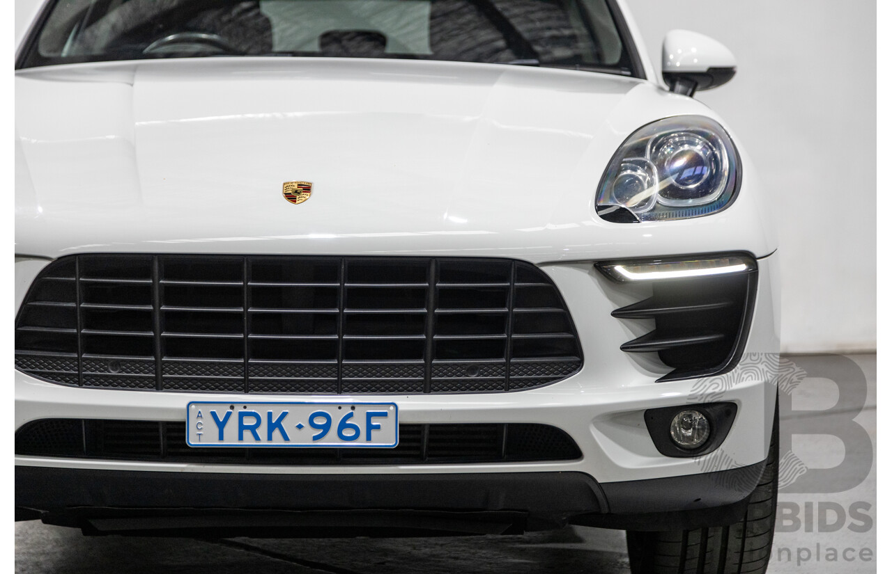 9/2015 Porsche Macan S Diesel (AWD) MY15 4d Wagon White Turbo Diesel V6 3.0L