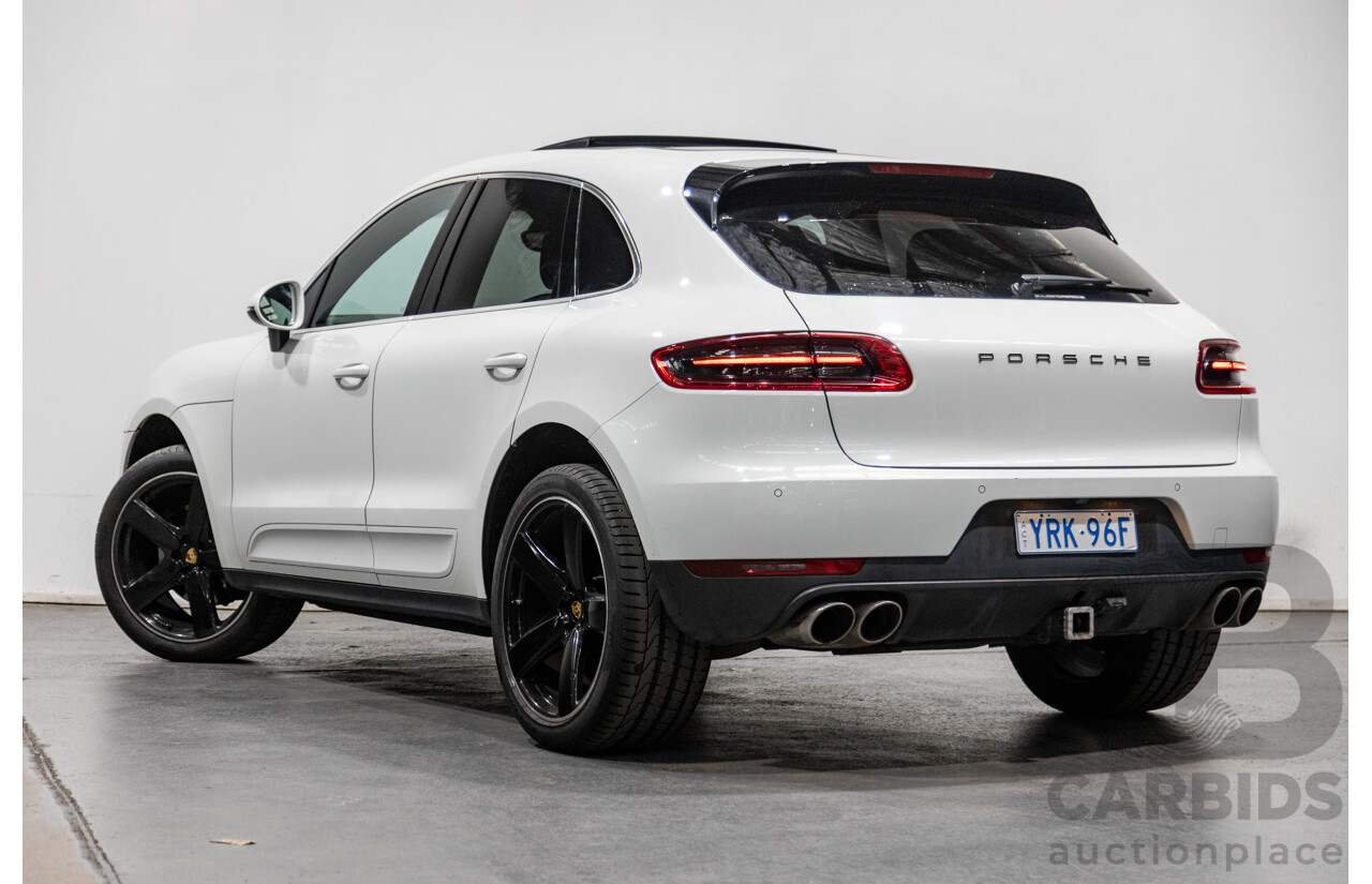 9/2015 Porsche Macan S Diesel (AWD) MY15 4d Wagon White Turbo Diesel V6 3.0L