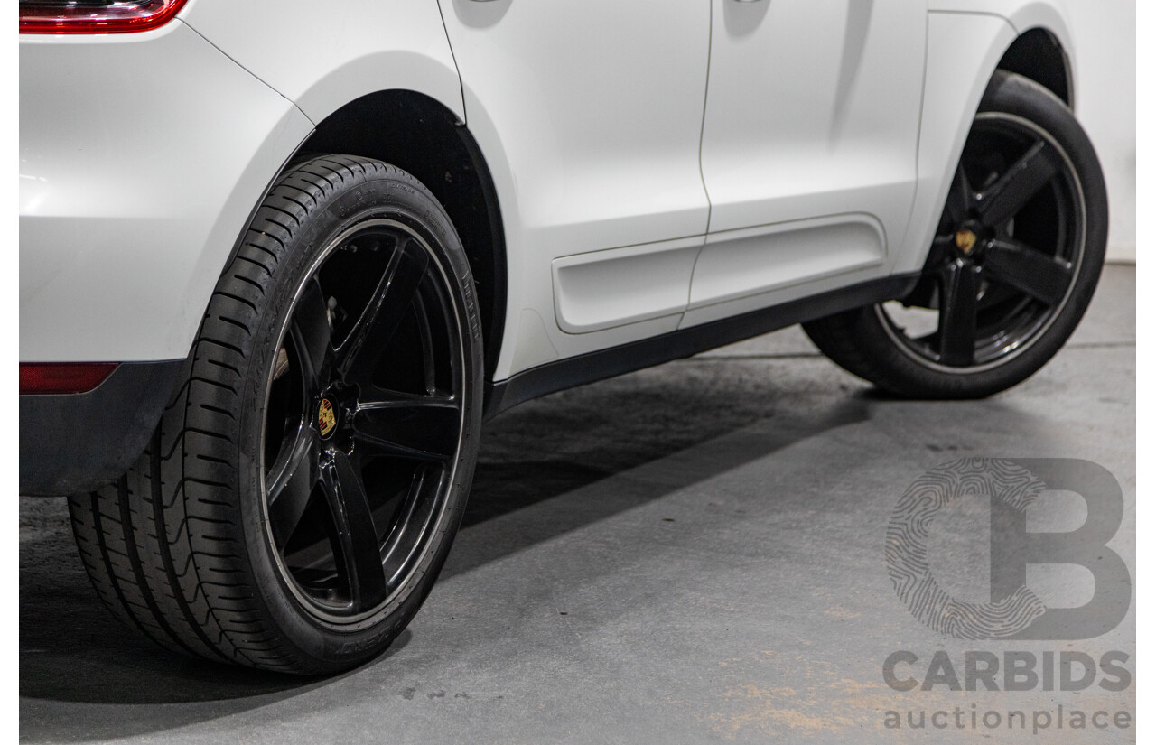 9/2015 Porsche Macan S Diesel (AWD) MY15 4d Wagon White Turbo Diesel V6 3.0L