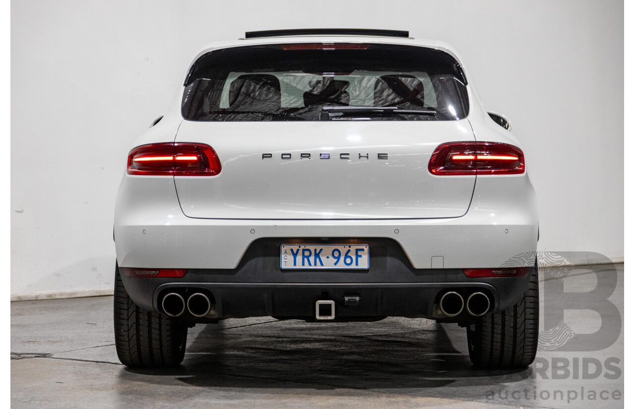 9/2015 Porsche Macan S Diesel (AWD) MY15 4d Wagon White Turbo Diesel V6 3.0L