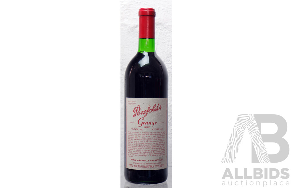 Penfolds Grange Hermitage Vintage 1990