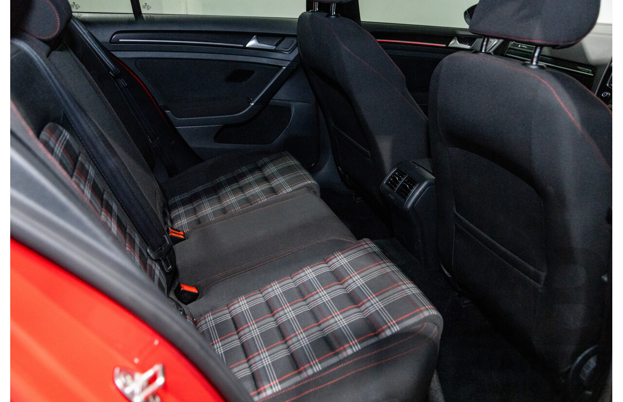 11/2013 Volkswagen Golf GTi AU MK7 MY14 5d Hatchback Tornado Red Turbo 2.0L