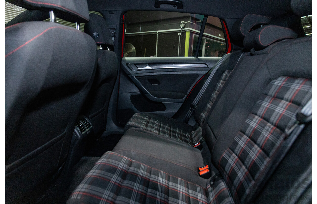 11/2013 Volkswagen Golf GTi AU MK7 MY14 5d Hatchback Tornado Red Turbo 2.0L