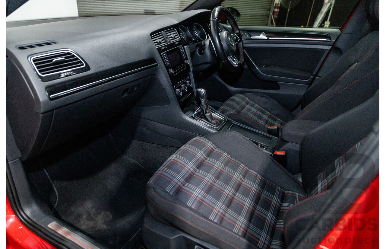 11/2013 Volkswagen Golf GTi AU MK7 MY14 5d Hatchback Tornado Red Turbo 2.0L