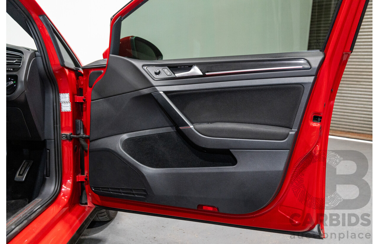 11/2013 Volkswagen Golf GTi AU MK7 MY14 5d Hatchback Tornado Red Turbo 2.0L