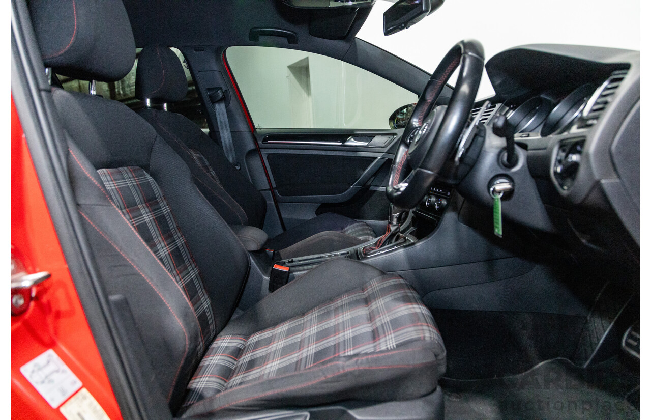 11/2013 Volkswagen Golf GTi AU MK7 MY14 5d Hatchback Tornado Red Turbo 2.0L