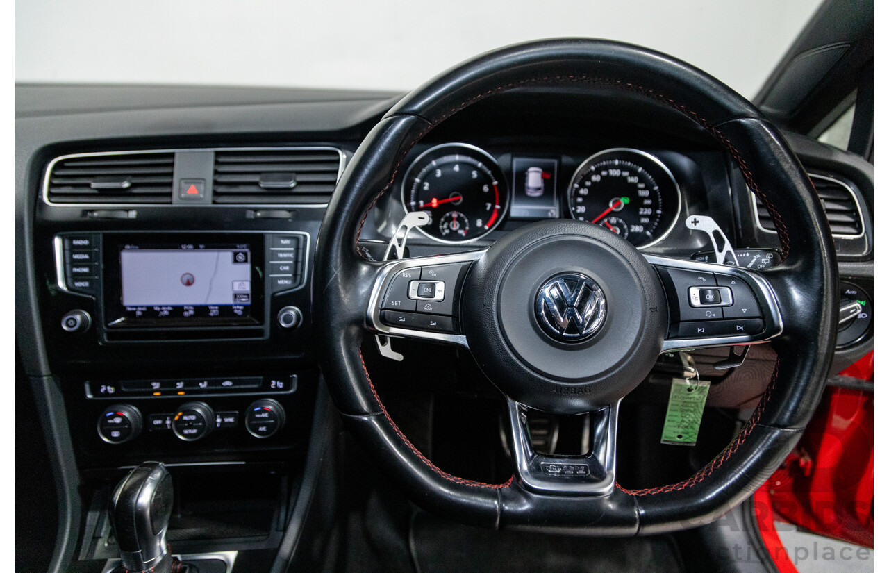 11/2013 Volkswagen Golf GTi AU MK7 MY14 5d Hatchback Tornado Red Turbo 2.0L