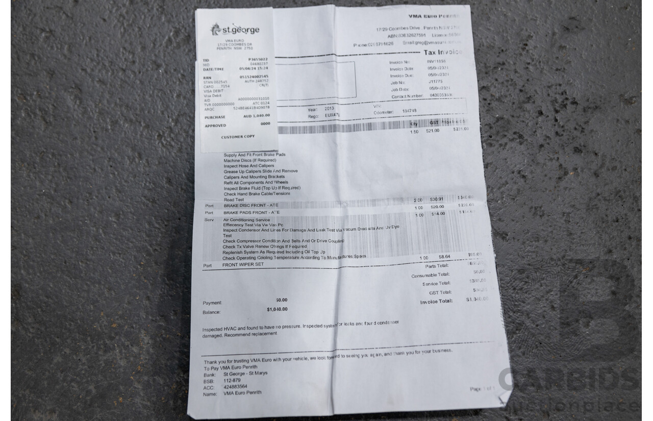 11/2013 Volkswagen Golf GTi AU MK7 MY14 5d Hatchback Tornado Red Turbo 2.0L