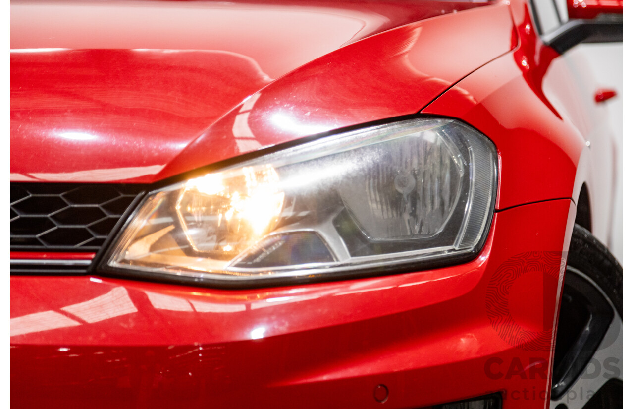 11/2013 Volkswagen Golf GTi AU MK7 MY14 5d Hatchback Tornado Red Turbo 2.0L