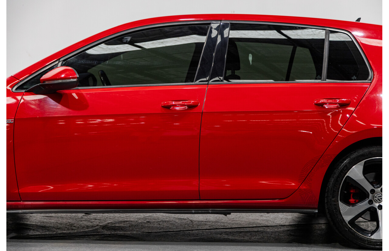 11/2013 Volkswagen Golf GTi AU MK7 MY14 5d Hatchback Tornado Red Turbo 2.0L