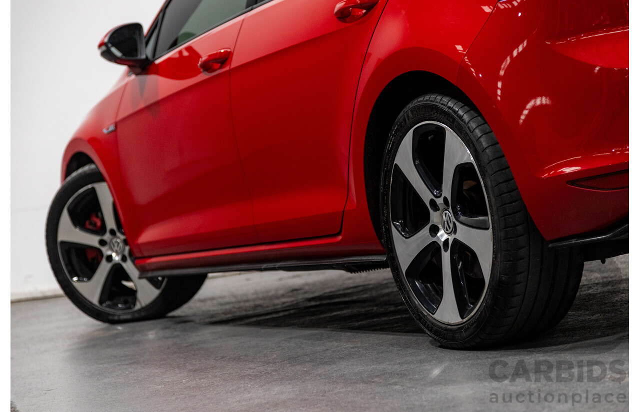 11/2013 Volkswagen Golf GTi AU MK7 MY14 5d Hatchback Tornado Red Turbo 2.0L