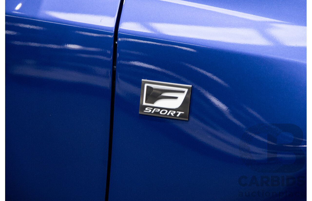 5/2013 Lexus CT 200h Hybrid F-Sport ZWA10R MY13 Upgrade 5d Hatchback Flame Blue Hybrid 1.8L