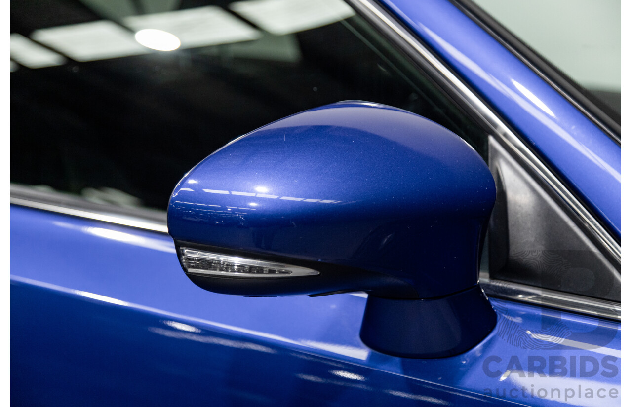 5/2013 Lexus CT 200h Hybrid F-Sport ZWA10R MY13 Upgrade 5d Hatchback Flame Blue Hybrid 1.8L