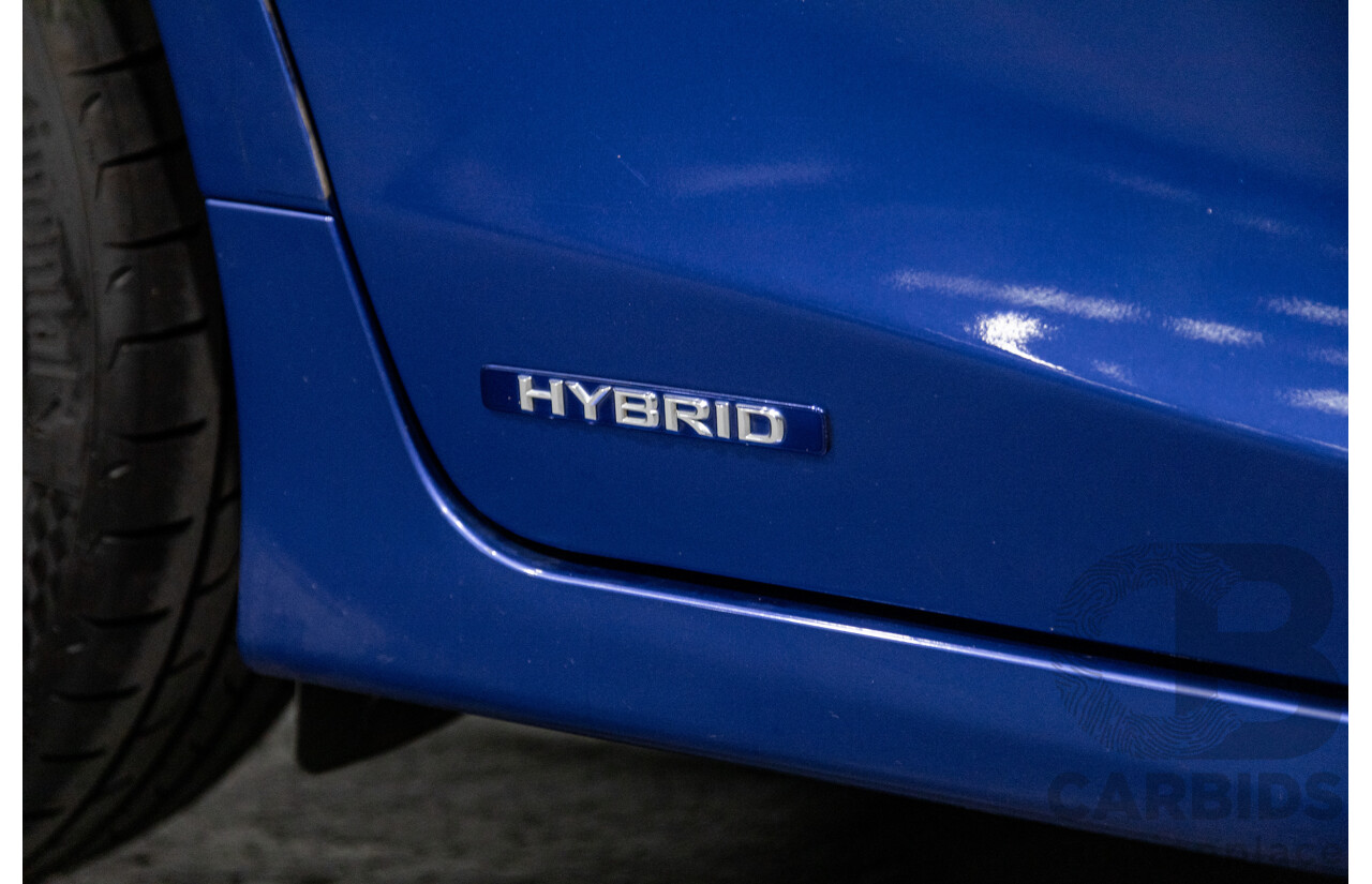 5/2013 Lexus CT 200h Hybrid F-Sport ZWA10R MY13 Upgrade 5d Hatchback Flame Blue Hybrid 1.8L
