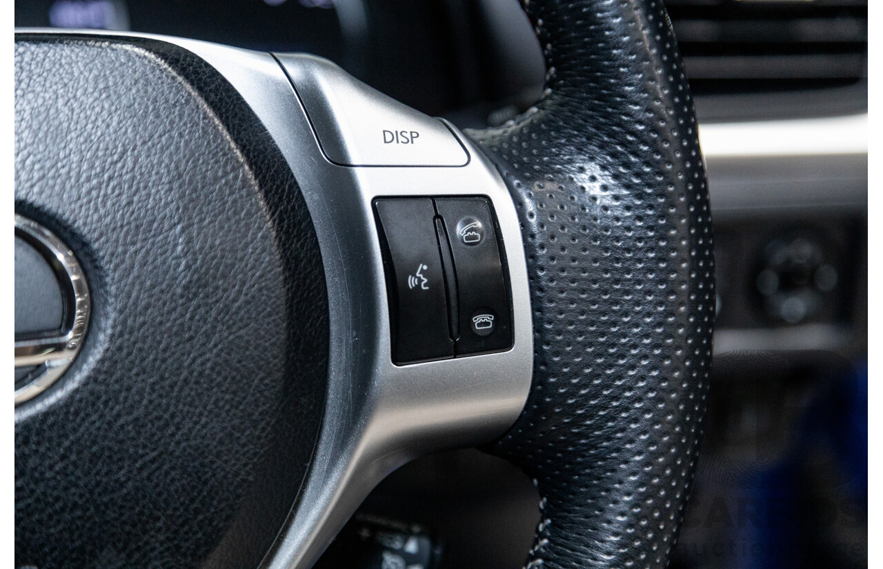 5/2013 Lexus CT 200h Hybrid F-Sport ZWA10R MY13 Upgrade 5d Hatchback Flame Blue Hybrid 1.8L