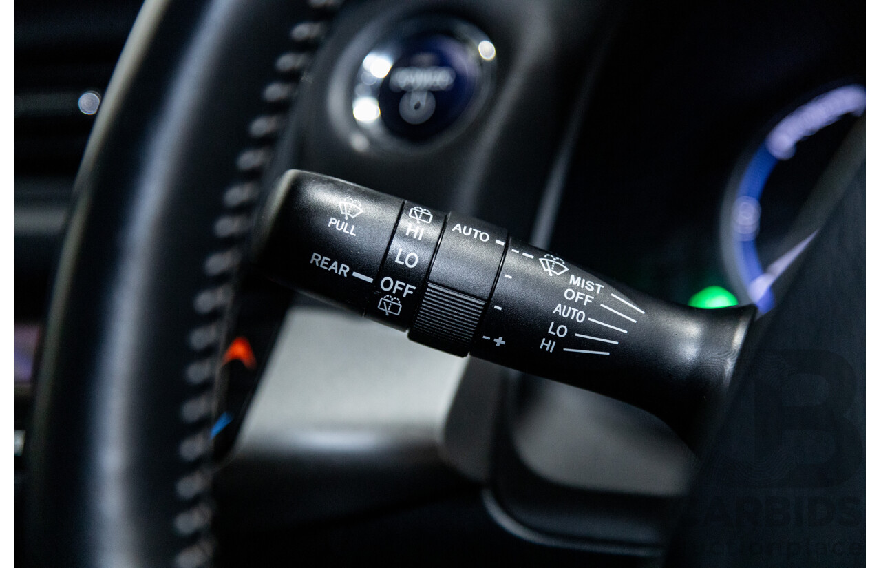 5/2013 Lexus CT 200h Hybrid F-Sport ZWA10R MY13 Upgrade 5d Hatchback Flame Blue Hybrid 1.8L