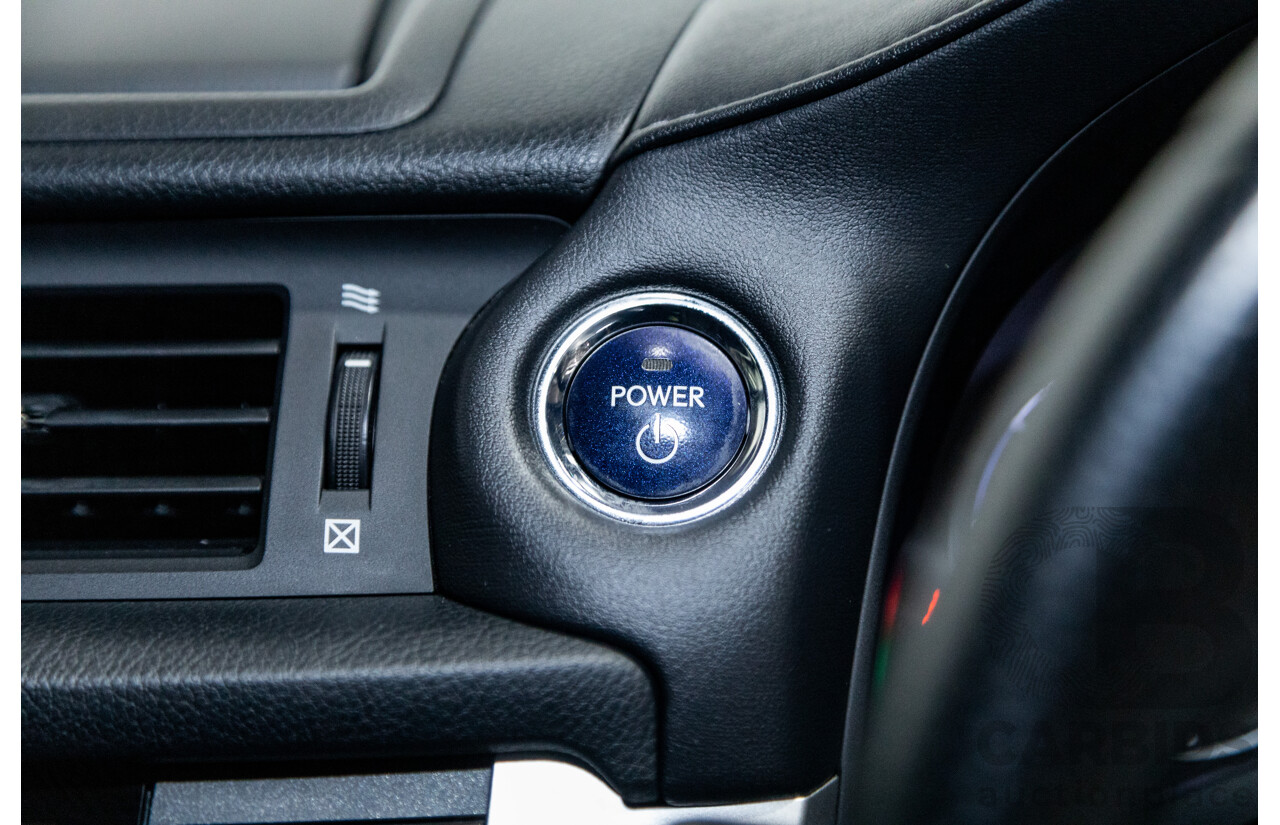 5/2013 Lexus CT 200h Hybrid F-Sport ZWA10R MY13 Upgrade 5d Hatchback Flame Blue Hybrid 1.8L