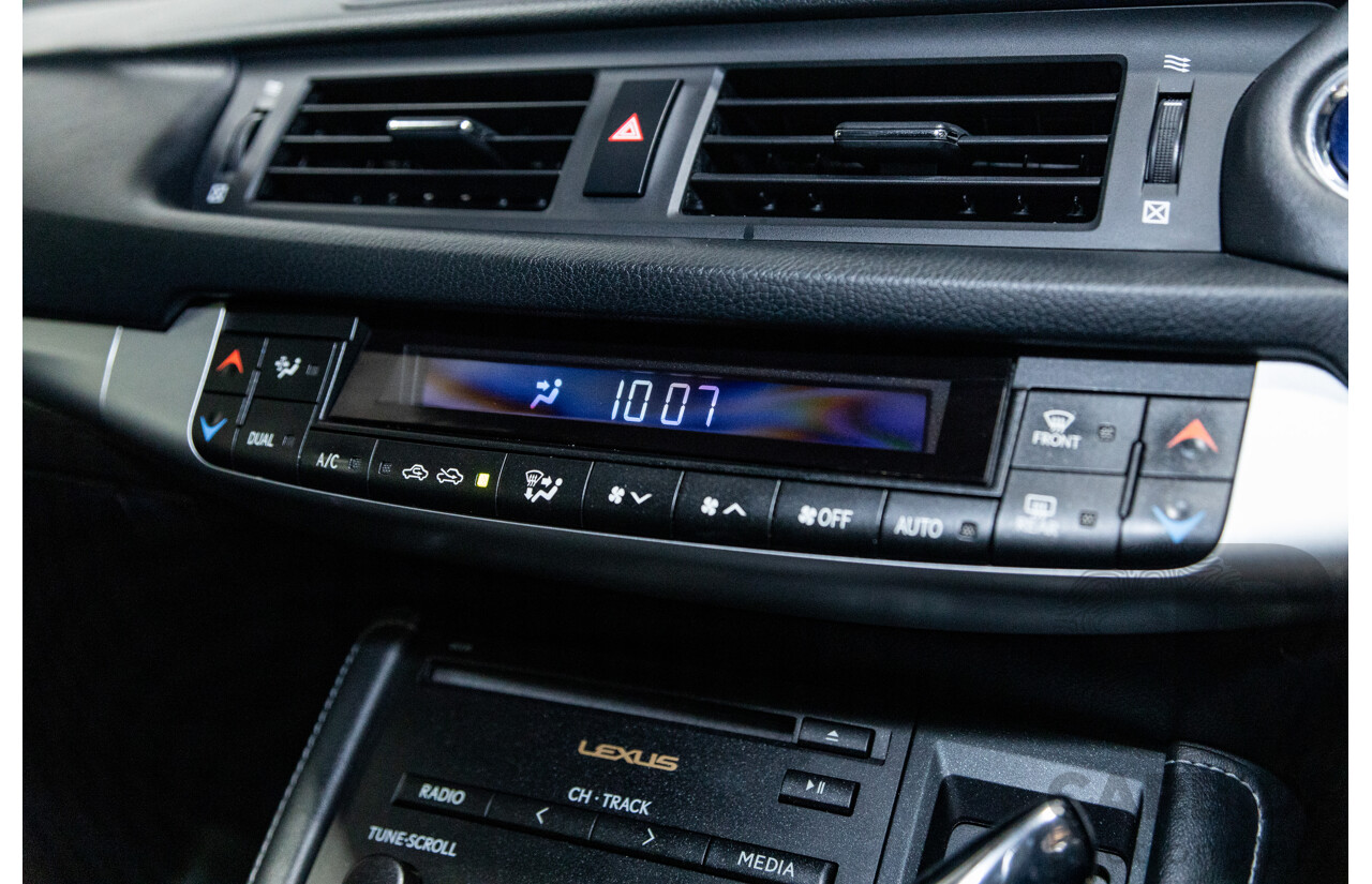 5/2013 Lexus CT 200h Hybrid F-Sport ZWA10R MY13 Upgrade 5d Hatchback Flame Blue Hybrid 1.8L