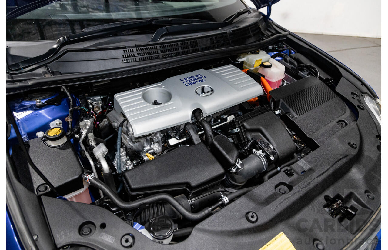 5/2013 Lexus CT 200h Hybrid F-Sport ZWA10R MY13 Upgrade 5d Hatchback Flame Blue Hybrid 1.8L