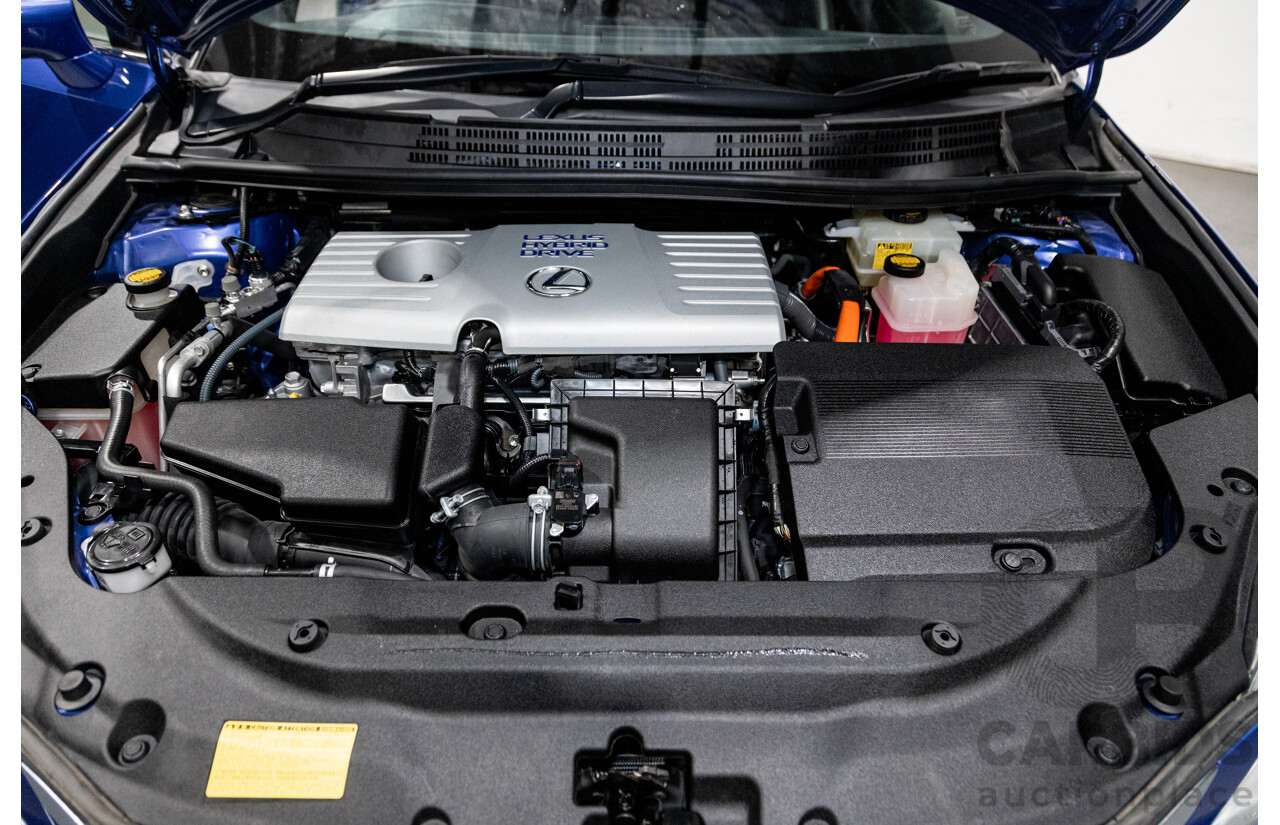 5/2013 Lexus CT 200h Hybrid F-Sport ZWA10R MY13 Upgrade 5d Hatchback Flame Blue Hybrid 1.8L