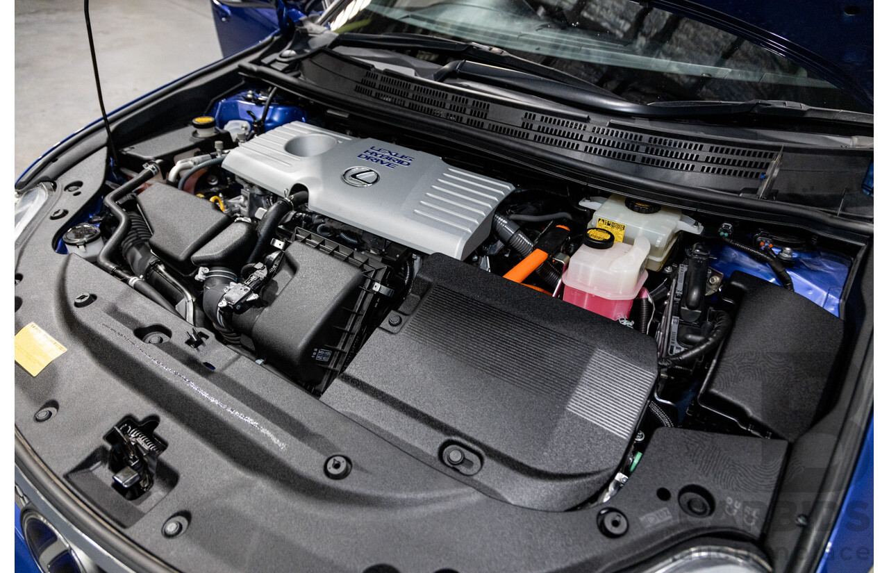 5/2013 Lexus CT 200h Hybrid F-Sport ZWA10R MY13 Upgrade 5d Hatchback Flame Blue Hybrid 1.8L