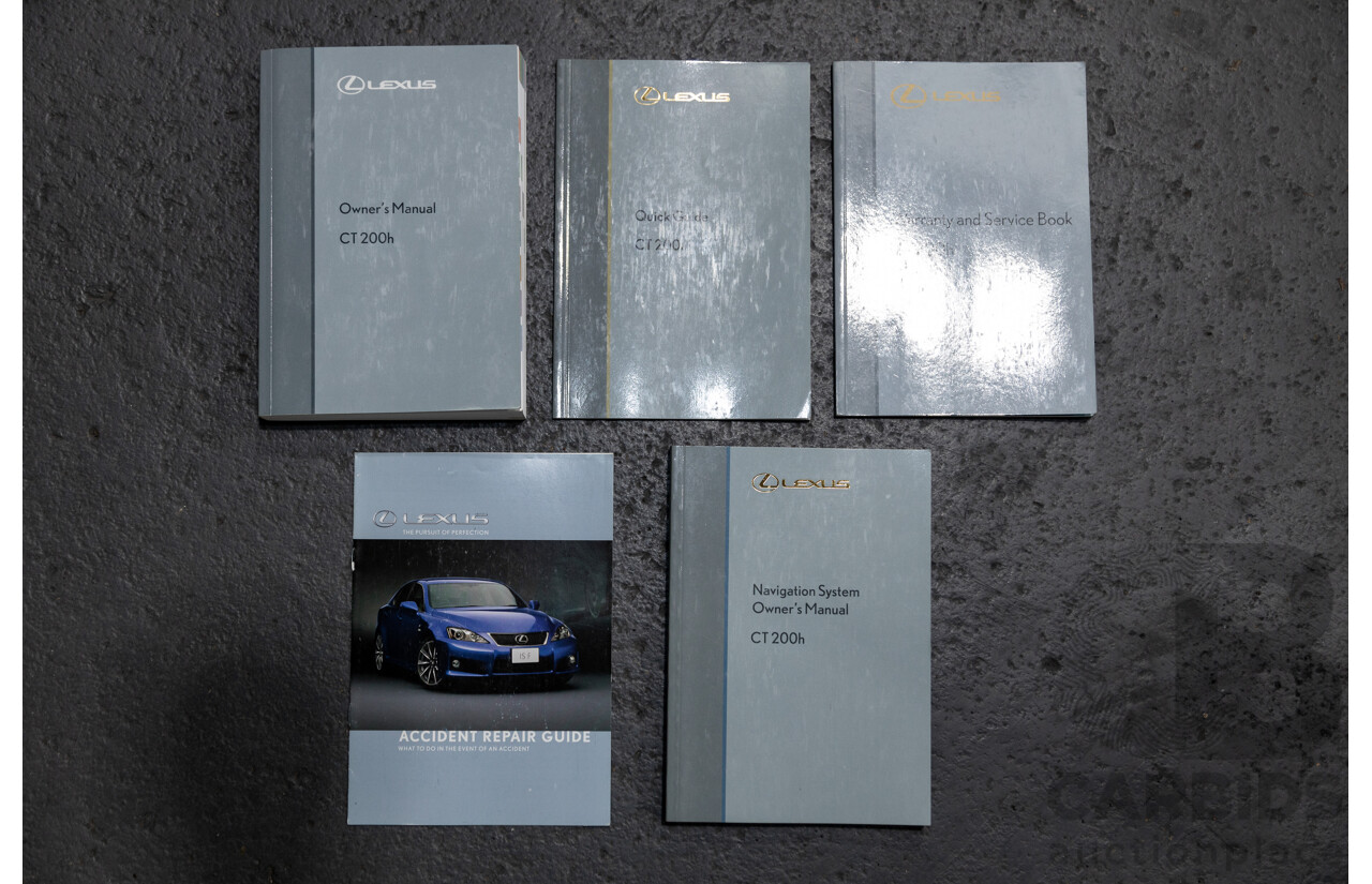 5/2013 Lexus CT 200h Hybrid F-Sport ZWA10R MY13 Upgrade 5d Hatchback Flame Blue Hybrid 1.8L