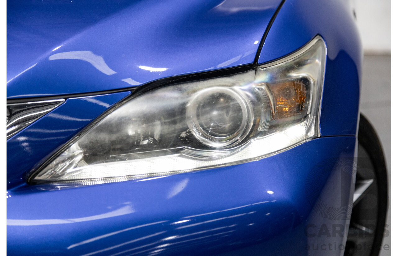 5/2013 Lexus CT 200h Hybrid F-Sport ZWA10R MY13 Upgrade 5d Hatchback Flame Blue Hybrid 1.8L