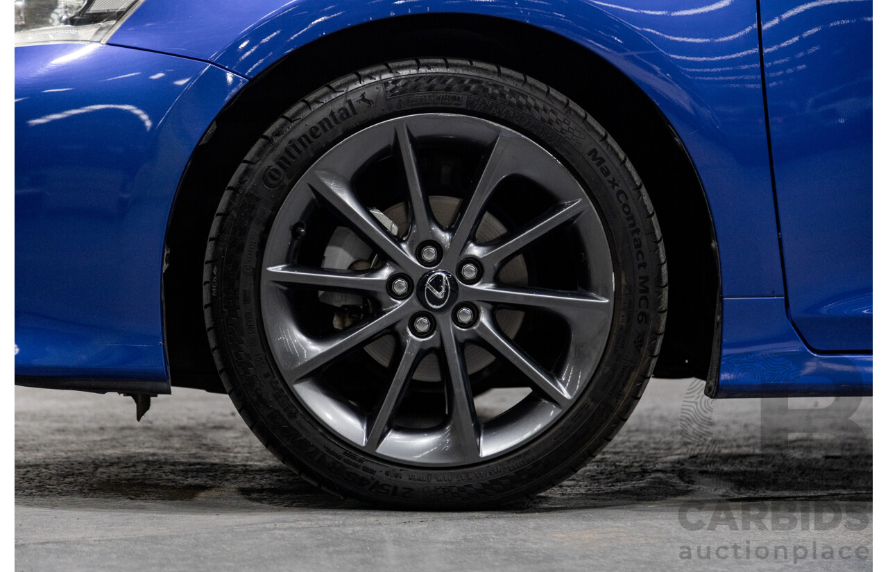 5/2013 Lexus CT 200h Hybrid F-Sport ZWA10R MY13 Upgrade 5d Hatchback Flame Blue Hybrid 1.8L