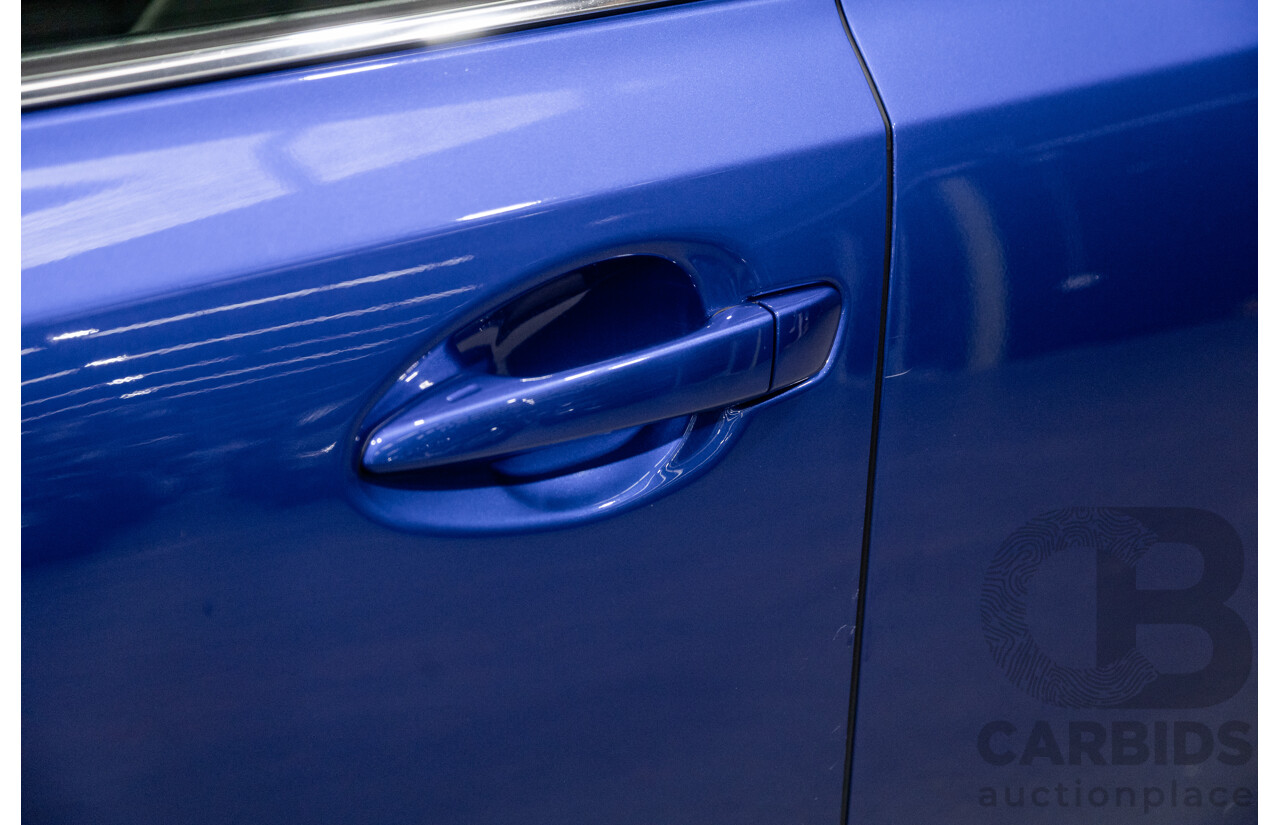 5/2013 Lexus CT 200h Hybrid F-Sport ZWA10R MY13 Upgrade 5d Hatchback Flame Blue Hybrid 1.8L