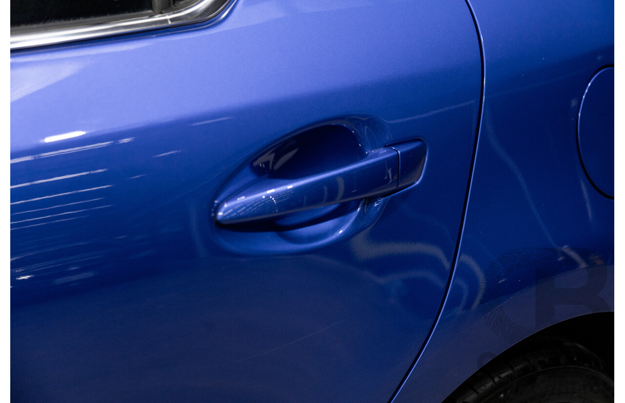 5/2013 Lexus CT 200h Hybrid F-Sport ZWA10R MY13 Upgrade 5d Hatchback Flame Blue Hybrid 1.8L