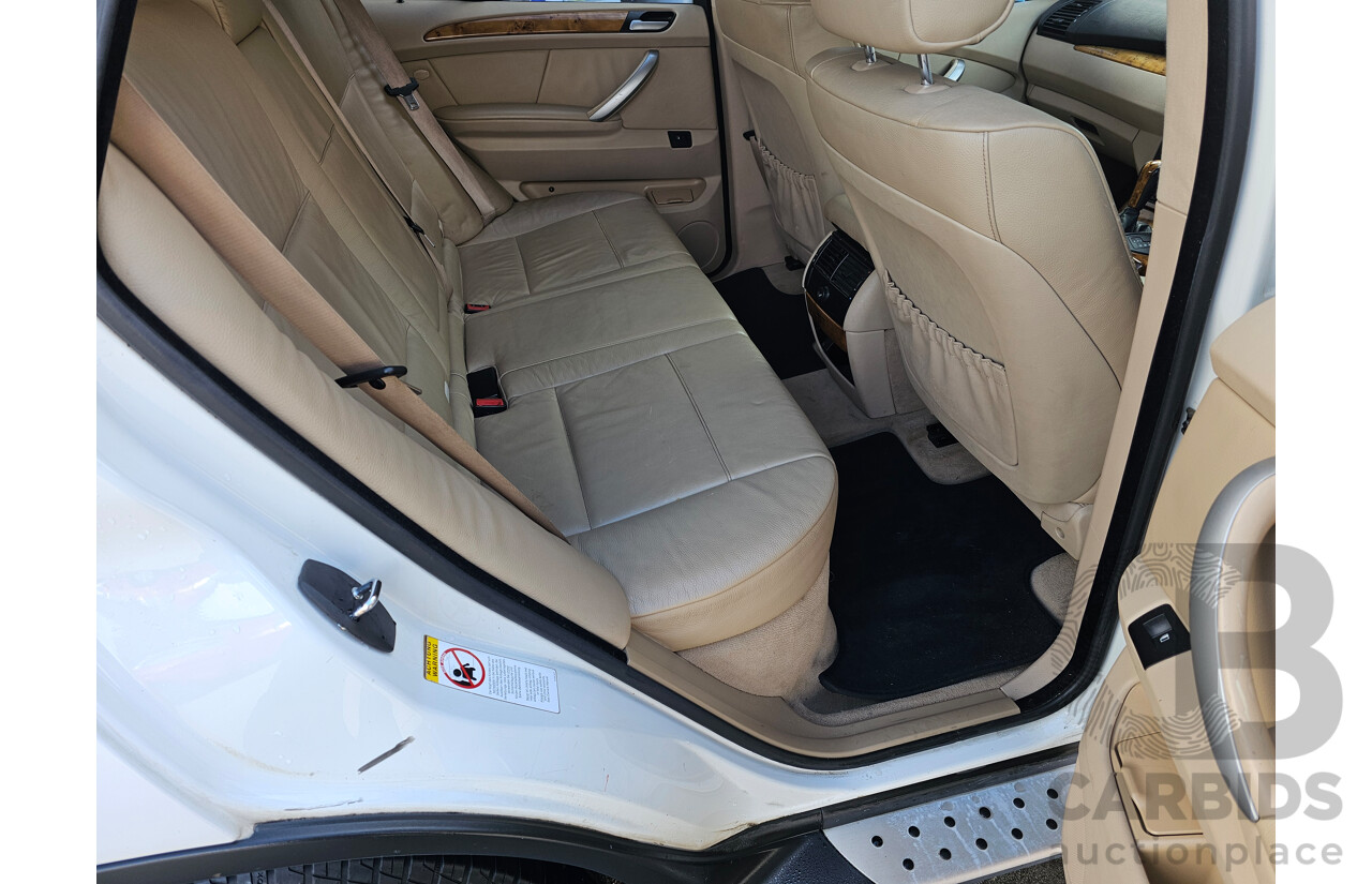 8/2003 Bmw X5 3.0d E53 4d Wagon White 2.9L
