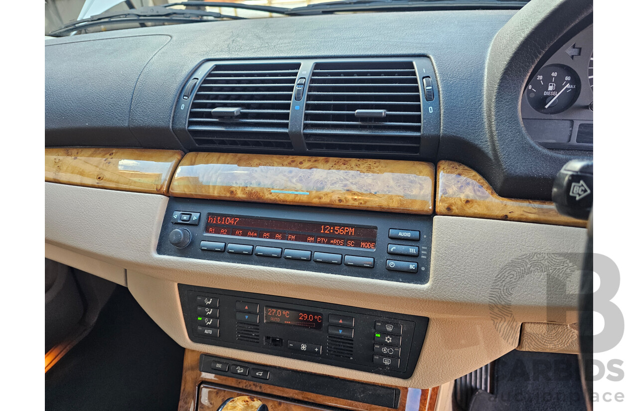 8/2003 Bmw X5 3.0d E53 4d Wagon White 2.9L