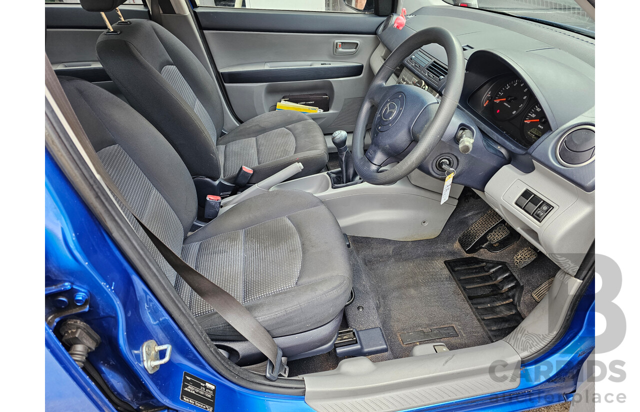 5/2005 Mazda Mazda2 NEO DY 5d Hatchback Blue 1.5L